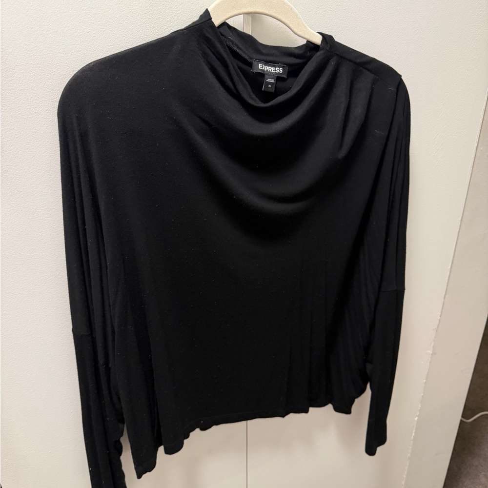Express Elegant Black Long Sleeve